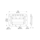 Penn Elcom Heavy Duty Rivet Protected Recessed Handle