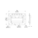 Heavy Duty Rivet Protected Recessed Handle