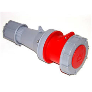 PCE CEE coupling 63A, 5p, 6h, Terminal Contact, gray