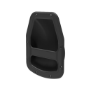 Penn Elcom Black Cabinet Bar Handle with Aluminium Handle...