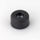 Small Black Rubber Foot with Steel Washer