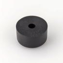 Penn Elcom Okrugla gumena nogica 25x15mm, sa čeličnim umetkom, crna