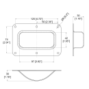 Lid Dish for Castors