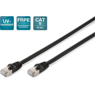 Digitus Outdoor Patch cable Cat.6 S/FTP length 3m, black