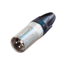 Neutrik NC3MXX 3 pole XLR cable connector, nickel...