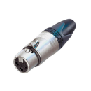 Neutrik NC3FXX 3 pole XLR cable connector, nickel...