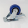 Penn Elcom 80mm Braked Swivel Castor with Rubber Blue Wheel