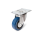 80mm Swivel Castor with Rubber Blue Wheel