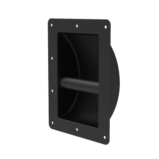 Penn Elcom Black Steel Cabinet Bar Handle