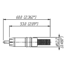 Neutrik Rean NYS373 Cinch Cable Connector, White