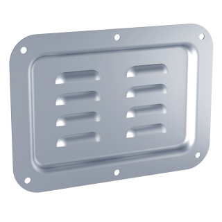 Penn Elcom Large Very Shallow PennBrite Dish with Horizontal Louvre Vents
