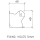 Penn Elcom Large PennBrite Flat Corner with 30mm Offset and 2mm Radius