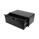 Drawer 5HE for rack, depth 385.5mm, black