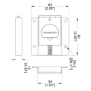 Penn Elcom Small Slam Latch for Slam-Lid System