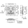 Penn Elcom Medium SMOL3 Recessed Latch in Shallow Dish