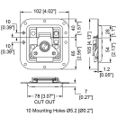 Penn Elcom Medium MOL Recessed Latch with Padlock Bracket...