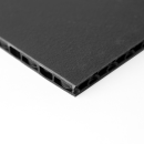 Polypropylene board 7 mm, black/black, 2300x1580mm, p/m2