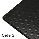 Polypropylene board 7 mm, black/black, 2300x1580mm, p/m2