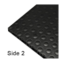 Polypropylene board 10mm, black/black, 2300x1580mm, p/m2
