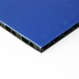 Penn Elcom Polypropylene board 7 mm, blue/black, 2300x1580mm, p/m2