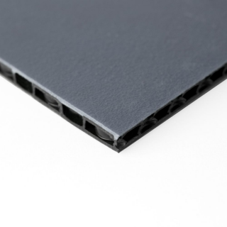 Penn Elcom Polypropylene board 7 mm, gray/black, 2300x1580mm
