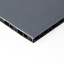 Penn Elcom Polypropylene board 7 mm, gray/black, 2300x1580mm