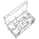 Transportni kofer (EX-SC-034) za 8 kom Litecraft Sun x10