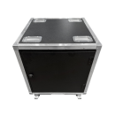 QSD Rack System, width 600 mm, with 3 drawers, 1 &times; 4U and 2 &times; 3U, RAL 9011