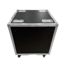 QSD Rack System, width 600 mm, with 3 drawers, 1 &times; 4U and 2 &times; 3U, RAL 9011