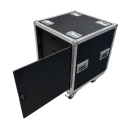 QSD Rack System, width 600 mm, with 3 drawers, 1 &times; 4U and 2 &times; 3U, RAL 9011
