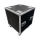 QSD Rack System, width 600 mm, with 3 drawers, 1 &times; 4U and 2 &times; 3U, RAL 9011