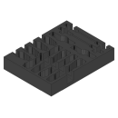 Ulozak od sundjera za fioku 19 2U 448x338mm (4x ULXD2 -...