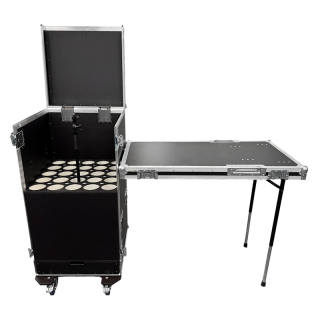 Tr. kofer (25+16) za mikrofonske stalke + Fioka 1x2U